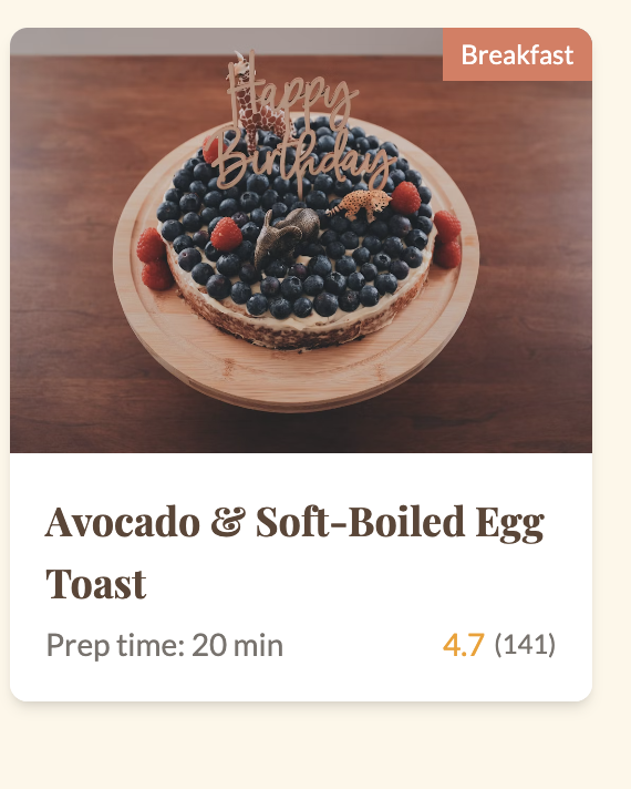 Avocado & Soft-Boiled Egg Toast